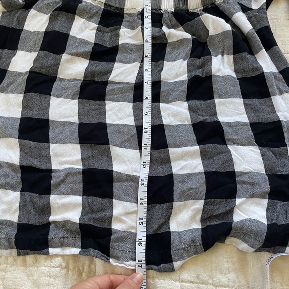 Off the shoulder gingham shirt• Size: S - Picture 5 of 6